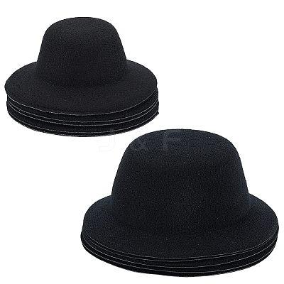 10Pcs 2 Style EVA Fabric Pillbox Stewardess Fascinator Hat Base for Millinery DIY-AR0004-81-1