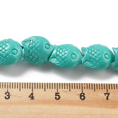 Synthetic Coral Carved Beads Strands CORA-C003-13B-01-1