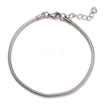 Non-Tarnish 304 Stainless Steel Bracelets BJEW-O186-08B-P-1