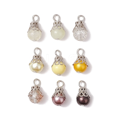 Glass Pendants PALLOY-JF03284-03-1