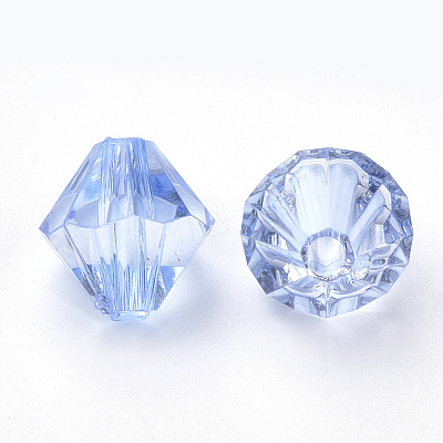 Transparent Acrylic Beads TACR-S146-8mm-16-1
