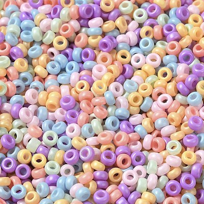 Baking Paint Glass Seed Beads SEED-P006-03A-18-1