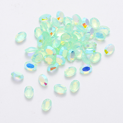 Transparent Resin Rhinestone Cabochons MRMJ-T047-11C-1