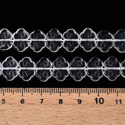 Transparent Glass Beads Strands GLAA-N001-60-1