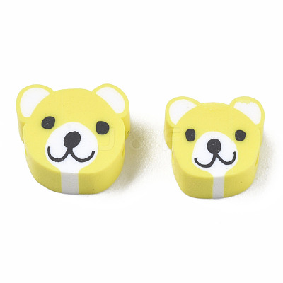 Handmade Polymer Clay Beads CLAY-S096-004A-1