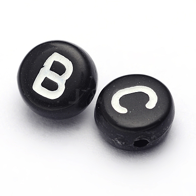 Opaque Acrylic Beads PB40C9070-1
