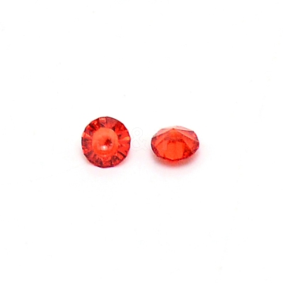 Transparent Acrylic Rhinestone Cabochons TACR-WH0013-02E-1