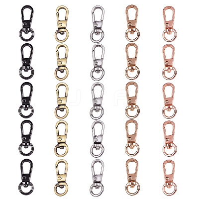 Alloy Swivel Clasps PALLOY-SZ0001-08-1