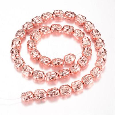 Electroplate Non-magnetic Synthetic Hematite Bead Strands G-Q465-28RG-1