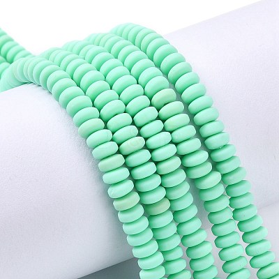 Handmade Polymer Clay Beads Strands CLAY-N008-008P-1