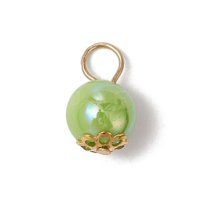 Opaque Acrylic Pendants PALLOY-JF03537-01-1