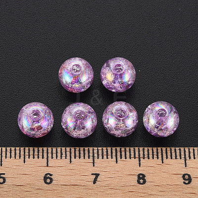 Transparent Crackle Acrylic Beads LS-MACR-S373-66-L01-1