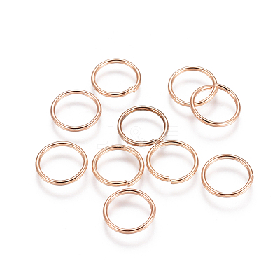 304 Stainless Steel Open Jump Rings STAS-E484-72L-RG-1