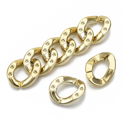 UV Plating Acrylic Linking Rings OACR-N009-006A-B01-1