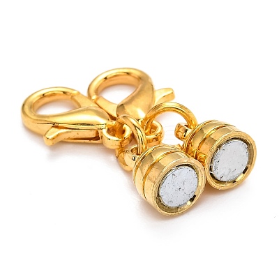 Brass Magnetic Clasps Converter KK-O134-05G-1