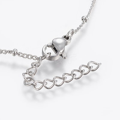 Tarnish Resistant 304 Stainless Steel Anklets AJEW-H013-03P-1