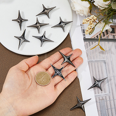 16Pcs Star Alloy Lapel Pins for Backpack Clothes JEWB-FH0002-96B-1