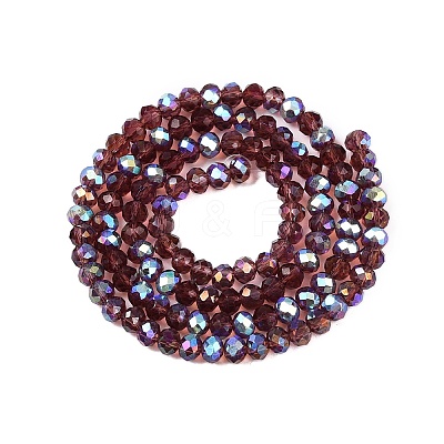 Electroplate Glass Beads Strands LS-EGLA-A044-T4mm-L13-1