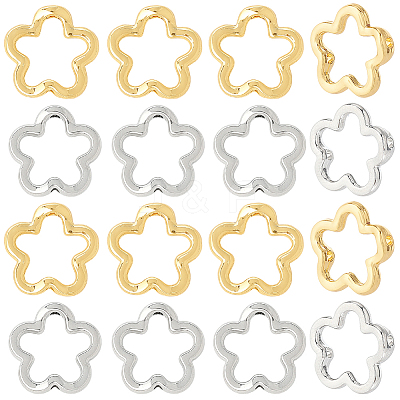 20Pcs 2 Colors Alloy Bead Frame FIND-SC0017-72-1
