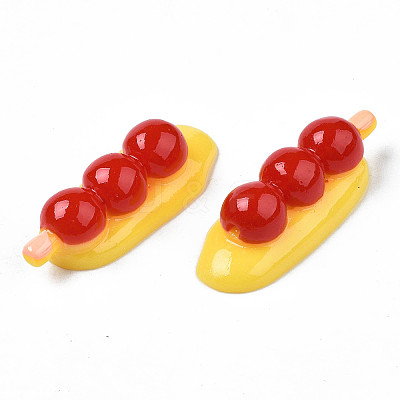 Opaque Epoxy Resin Cabochons CRES-S358-60-1