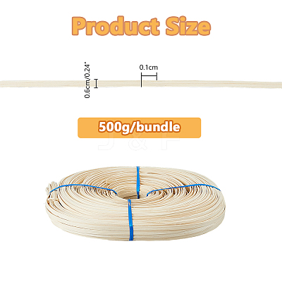 Wood Woven Materials DIY-WH0578-45-1