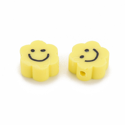 Handmade Polymer Clay Beads X-CLAY-N011-011F-1
