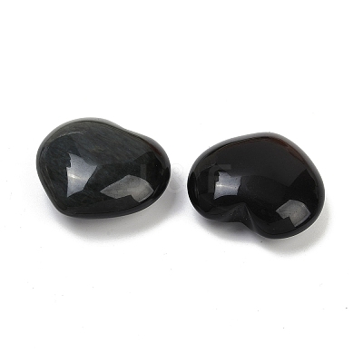 Love Heart Palm Worry Stone DJEW-PW0021-14-1
