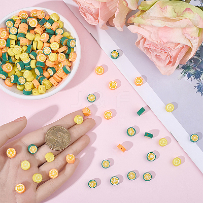 240Pcs 3 Colors Handmade Polymer Clay Beads CLAY-SC0002-62-1