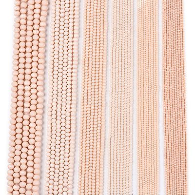 Opaque Solid Color Imitation Jade Glass Beads Strands EGLA-A044-P2mm-D05-1