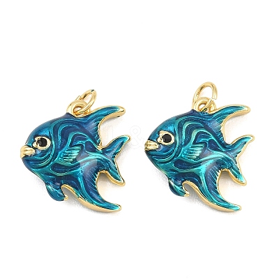 Brass Enamel Pendants KK-CBA3297-05B-G03-1