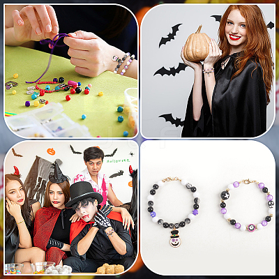 Halloween Theme DIY Bracelets Making Kits DIY-WH0750-047-1