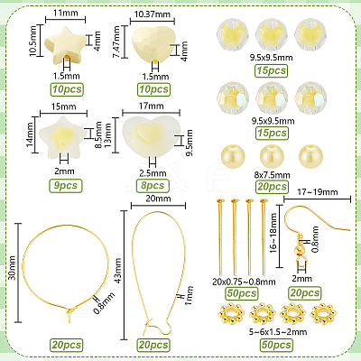 Ear Wire DIY Kits DIY-PH0030-22A-1