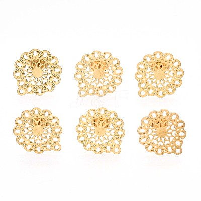 304 Stainless Steel Stud Earring Findings STAS-S079-34A-1