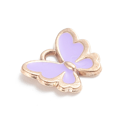 Light Gold Plated Alloy Enamel Charms X-ENAM-WH0047-41C-1