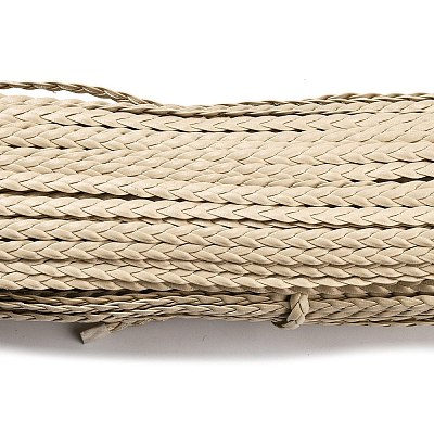 3-Ply PU Leather Braided Cord OCOR-Q059-01N-1