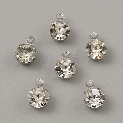Brass Micro Pave Cubic Zirconia Charms X-KK-WH0062-112D-P-1