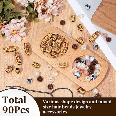 1Bag Plastic Hair Braiding Tool FIND-PA0001-56-1