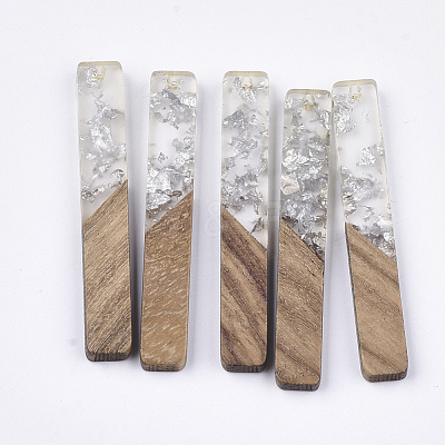Resin & Walnut Wood Big Pendants X-RESI-S358-39I-1