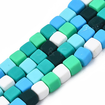 Handmade Polymer Clay Beads Strands CLAY-N008-060-03-1
