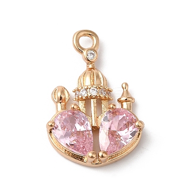 Brass Pendants KK-C062-041G-02-1
