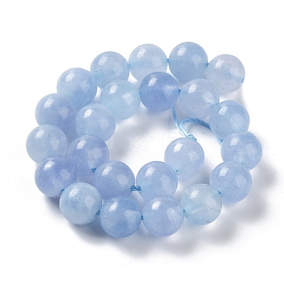 Dyed Natural Malaysia Jade Beads Strands X-G-G021-02B-07-1