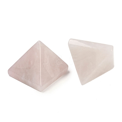 Natural Rose Quartz Orgonite Pyramid Display Decorations G-C186-08H-1