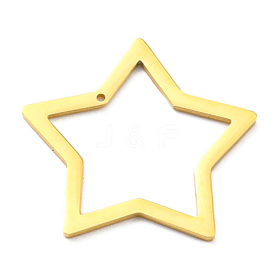 304 Stainless Steel Pendants STAS-B044-02G-1