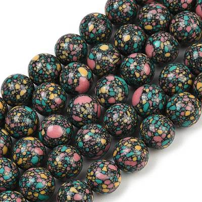Natural Agate Beads Strands G-U030-C01-14mm-1