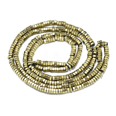 Electroplate Non-magnetic Synthetic Hematite Beads Strands G-S352-48A-01-1