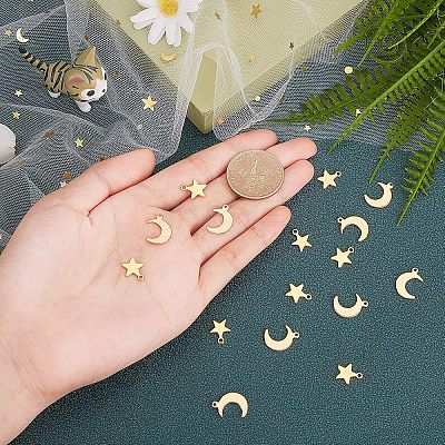 304 Stainless Steel Charms & Pendants STAS-UN0016-59G-1