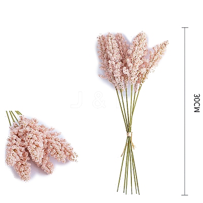 6pcs Lavender Plastic Simulation Artificial Flower PW-WG14912-07-1