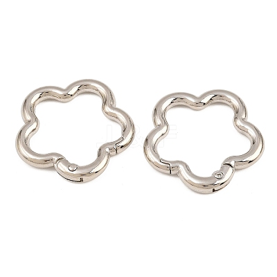 Zinc Alloy Spring Gate Rings AL-CBAC079-06P-02-1