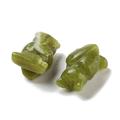 Natural Southern Jade Carved Figurines DJEW-L023-G08-1
