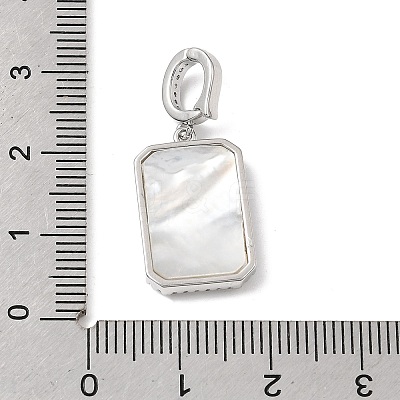 Natural Shell Carved Pendants KK-N290-07P-1